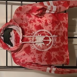 Destin FL crop hooded sweatshirt